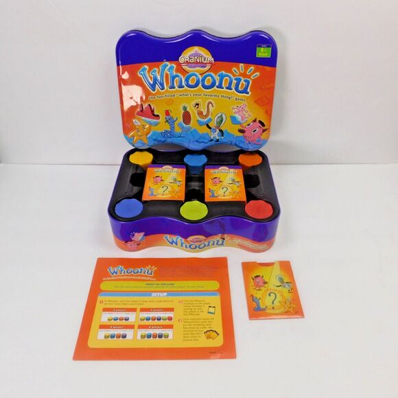 Cranium Whoonu Game What's Your Favorite Thing? 2005 Game in Tin Box Complete - Picture 1 of 6